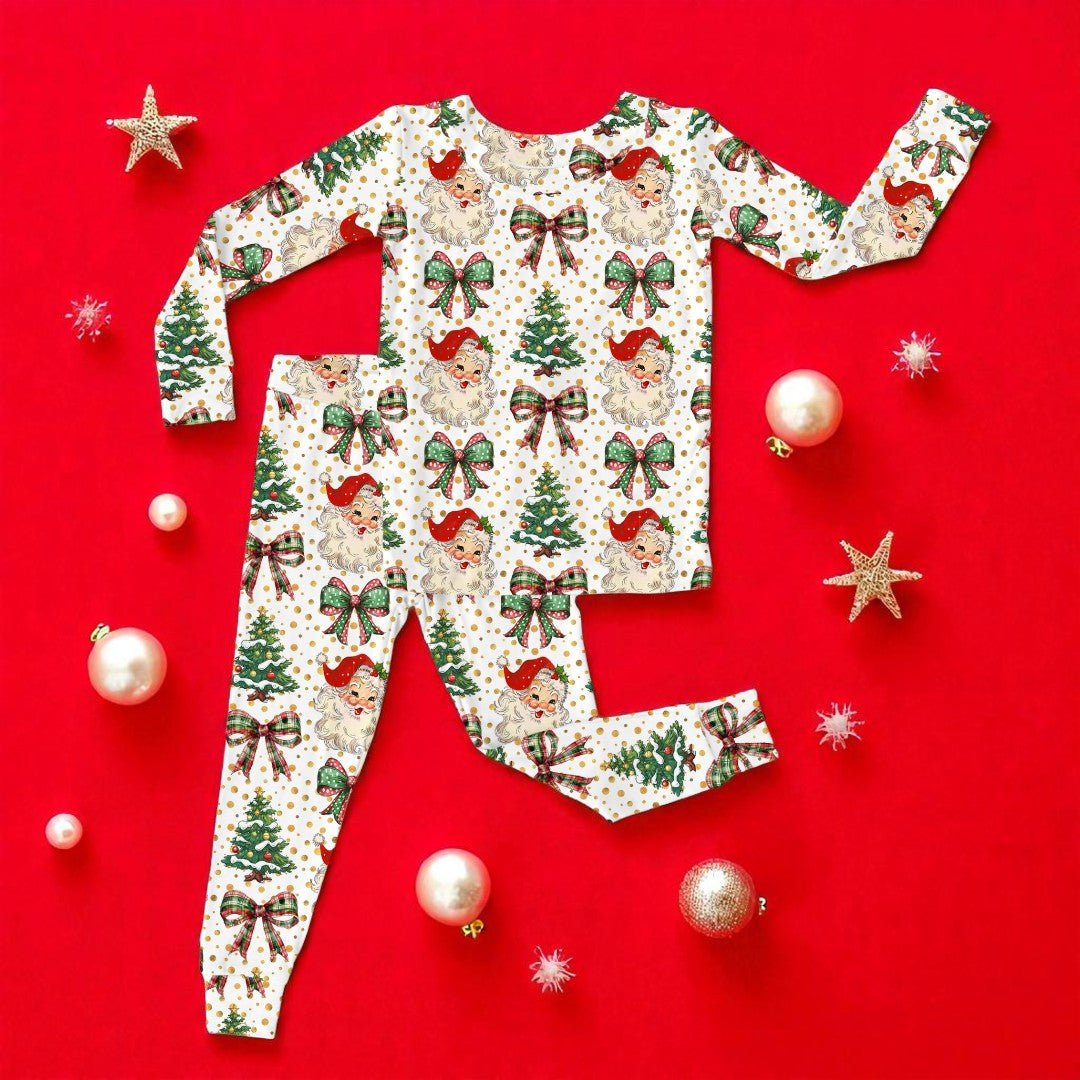 Coquette Kringle | Modal 2 - Piece Pajama Set - Bunny Knots