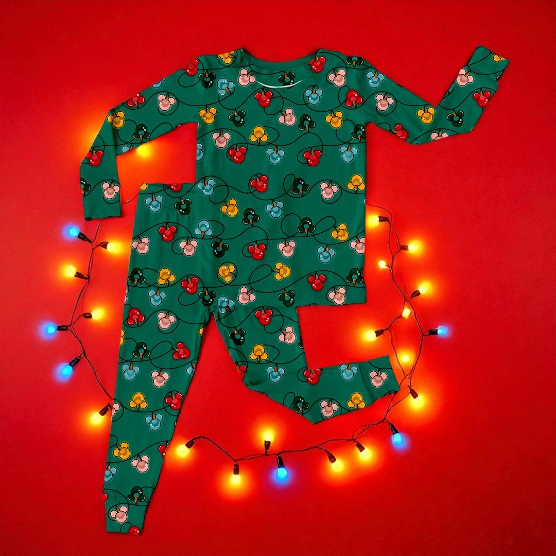 Mainstreet Lights | Modal 2 - Piece Pajama Set - Bunny Knots