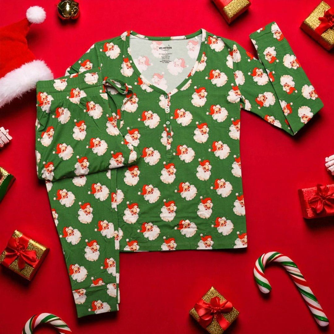 Santa Honey | Women's Modal Pajama Set - Bunny Knots