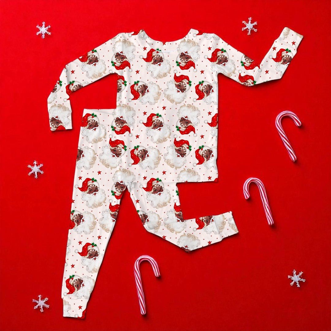 Santa's Star | Modal 2 - Piece Pajama Set - Bunny Knots