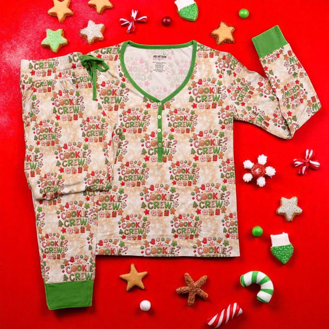 Cookie Crew | Women's Modal Pajama Set - Bunny Knots