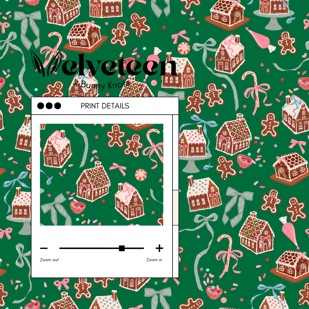 Gingerbread Sweetscape | Modal 2 - Piece Pajama Set - Bunny Knots