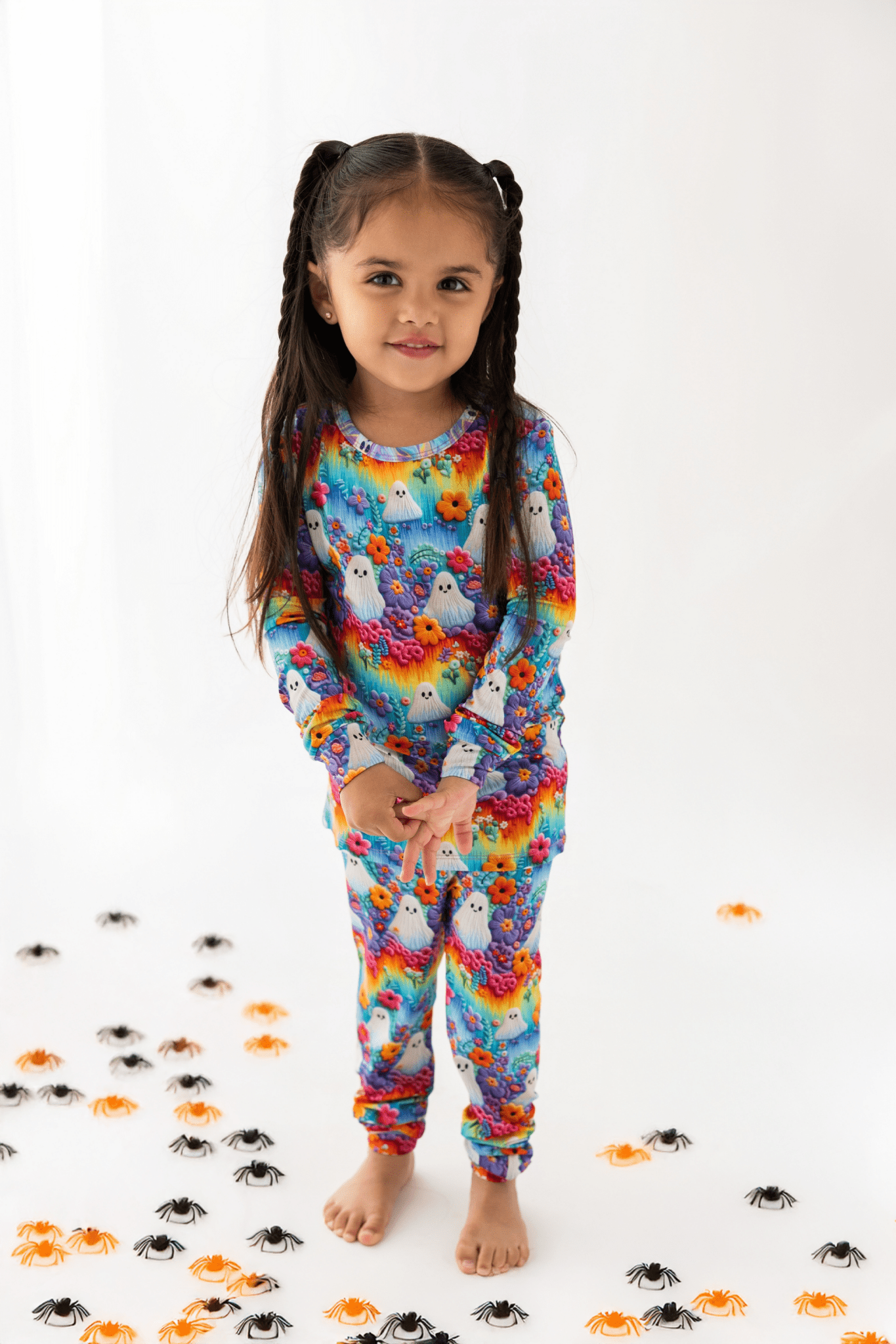 Little Haunts | 2 - Piece Pajama Lounge Set - Bunny Knots