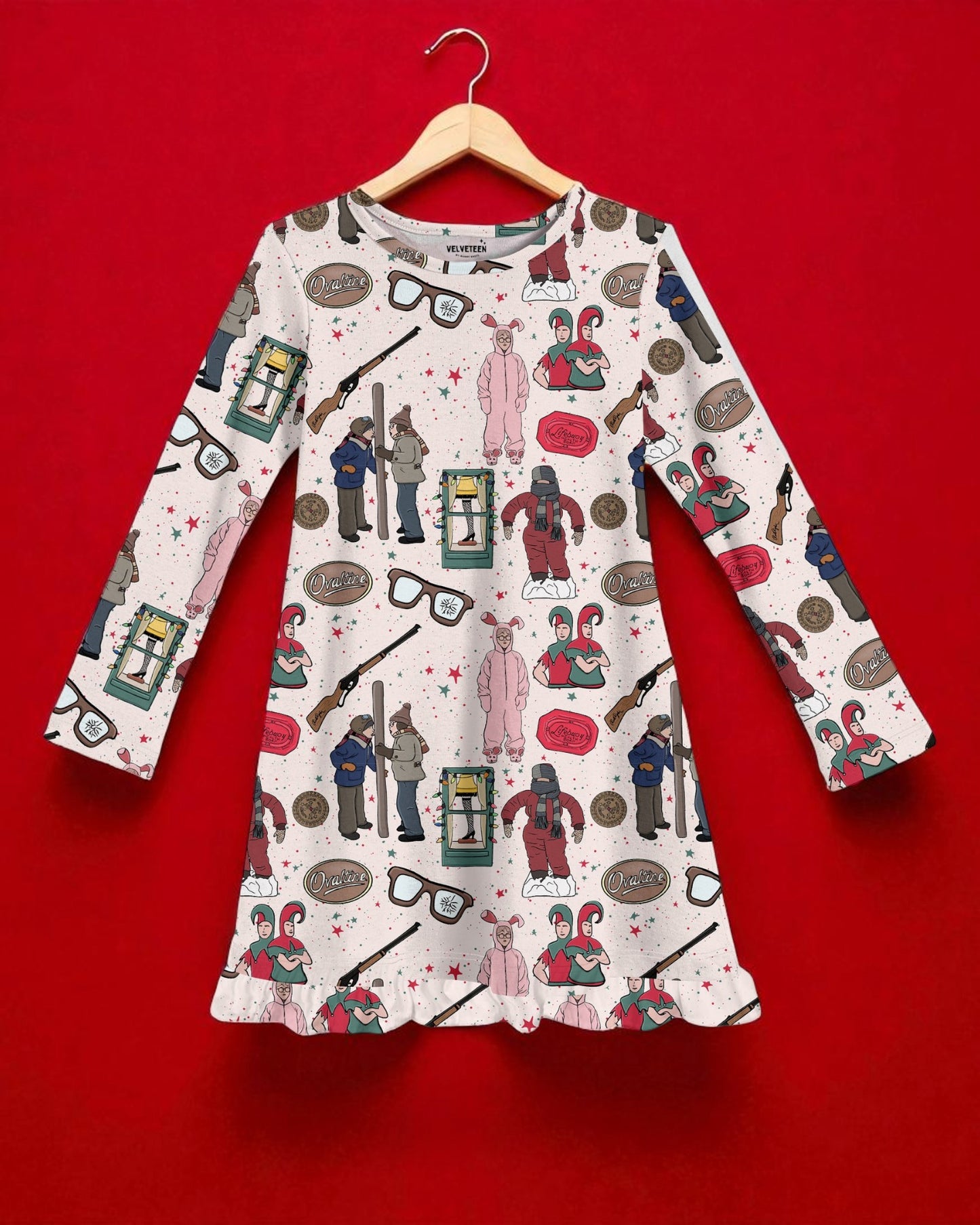 Ooh, Fudge | Modal Ruffle Gown