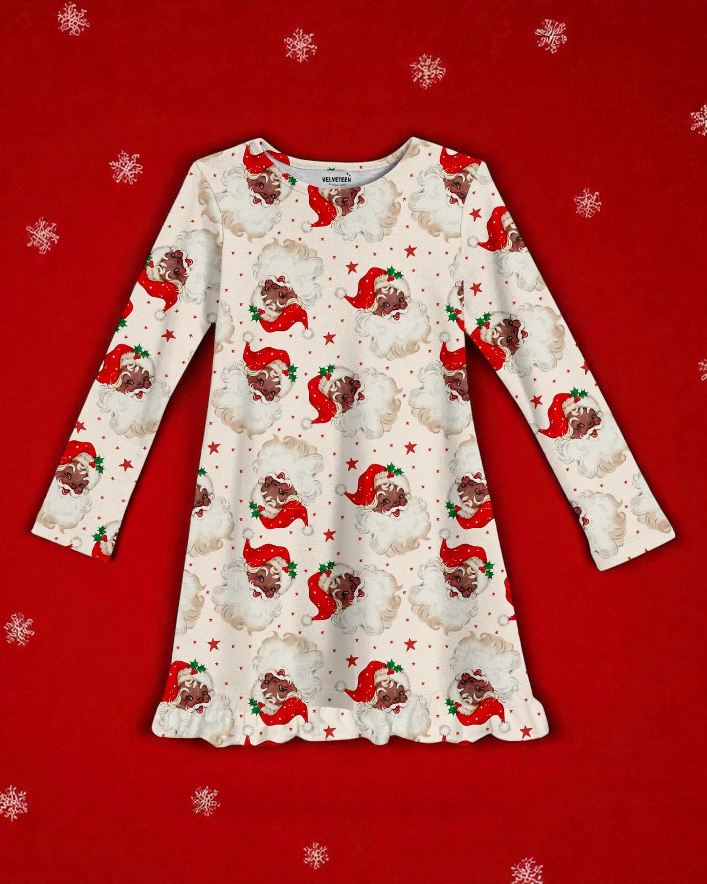 Santa's Star | Modal Ruffle Gown