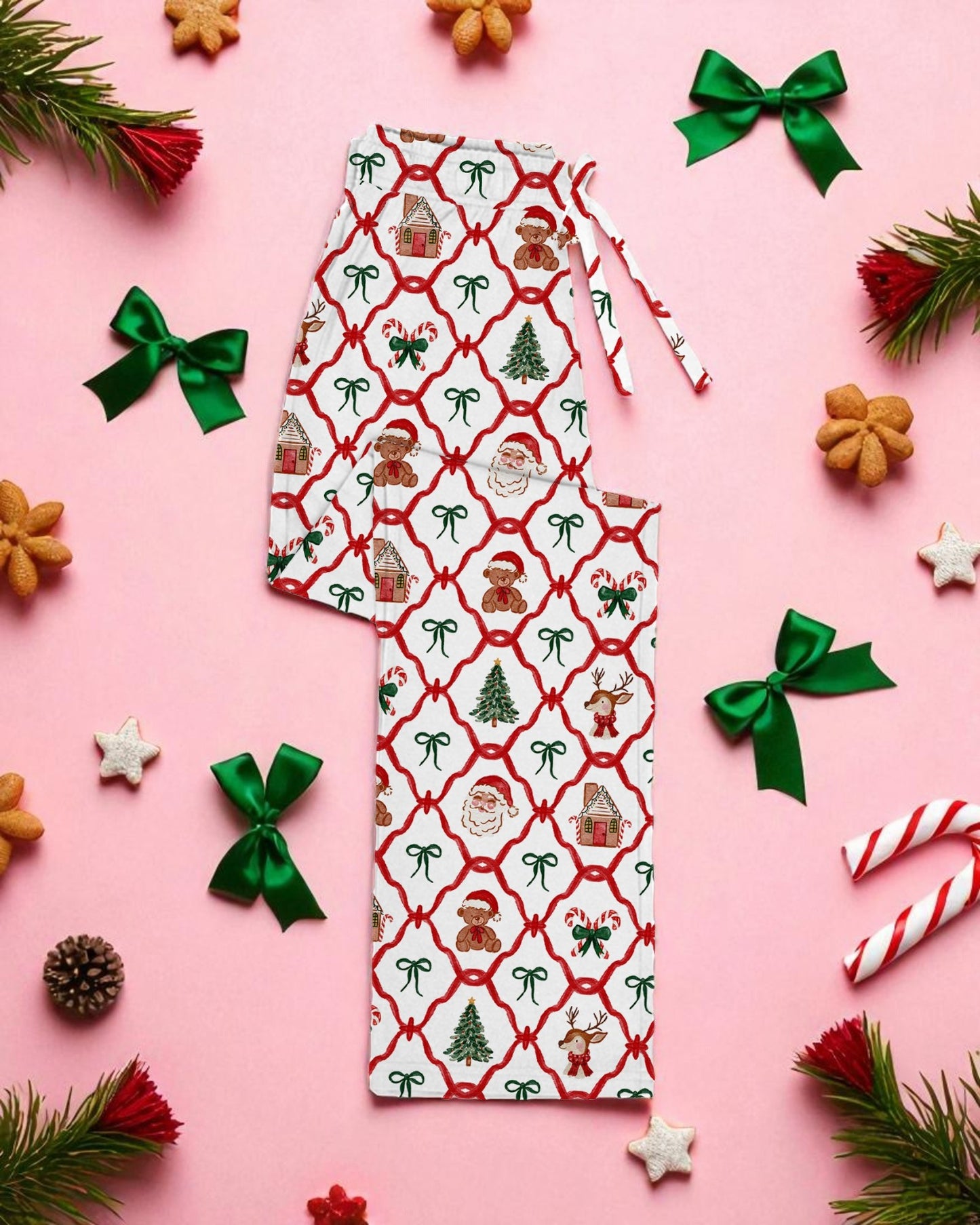 Santa's Whimsy Village | Unisex Modal Pajama Pants