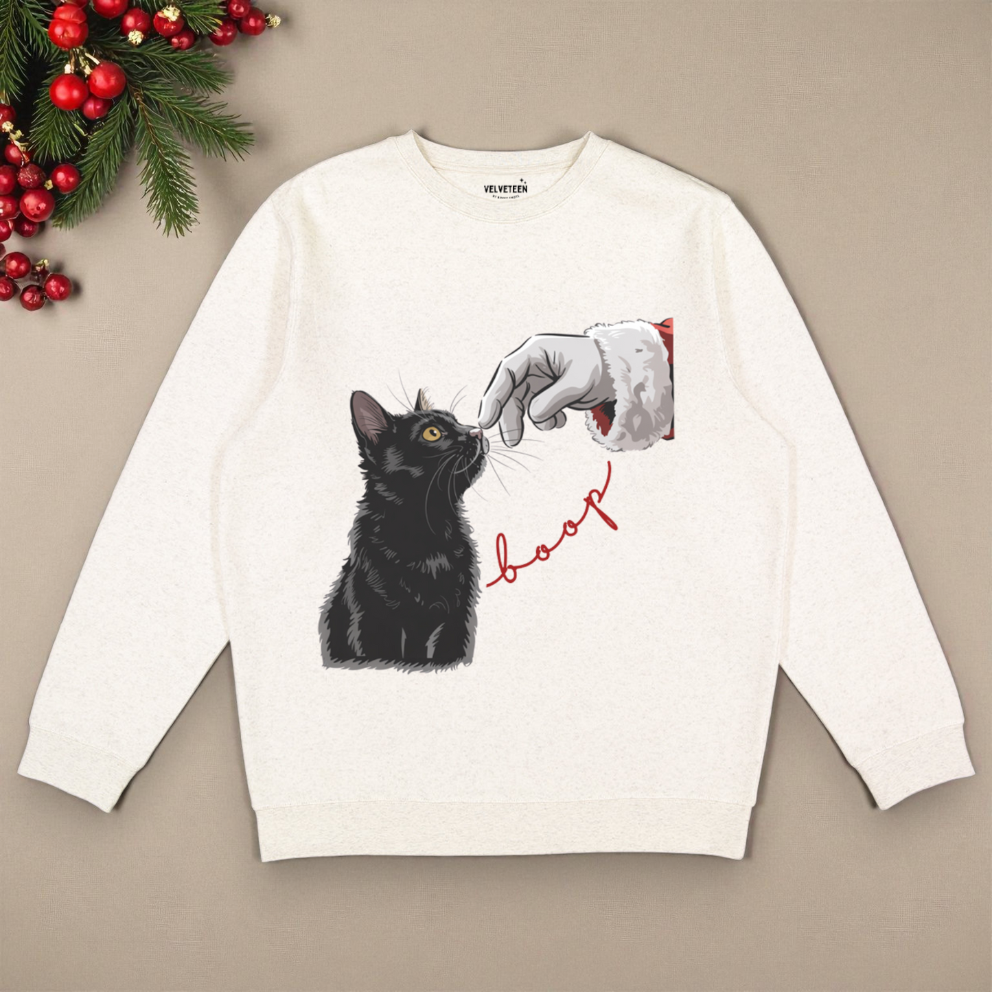 Santa Boop Crewneck Sweatshirt