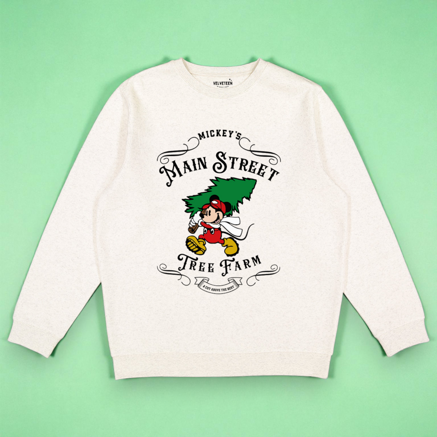 Mickey's Tree Farm Crewneck Sweatshirt