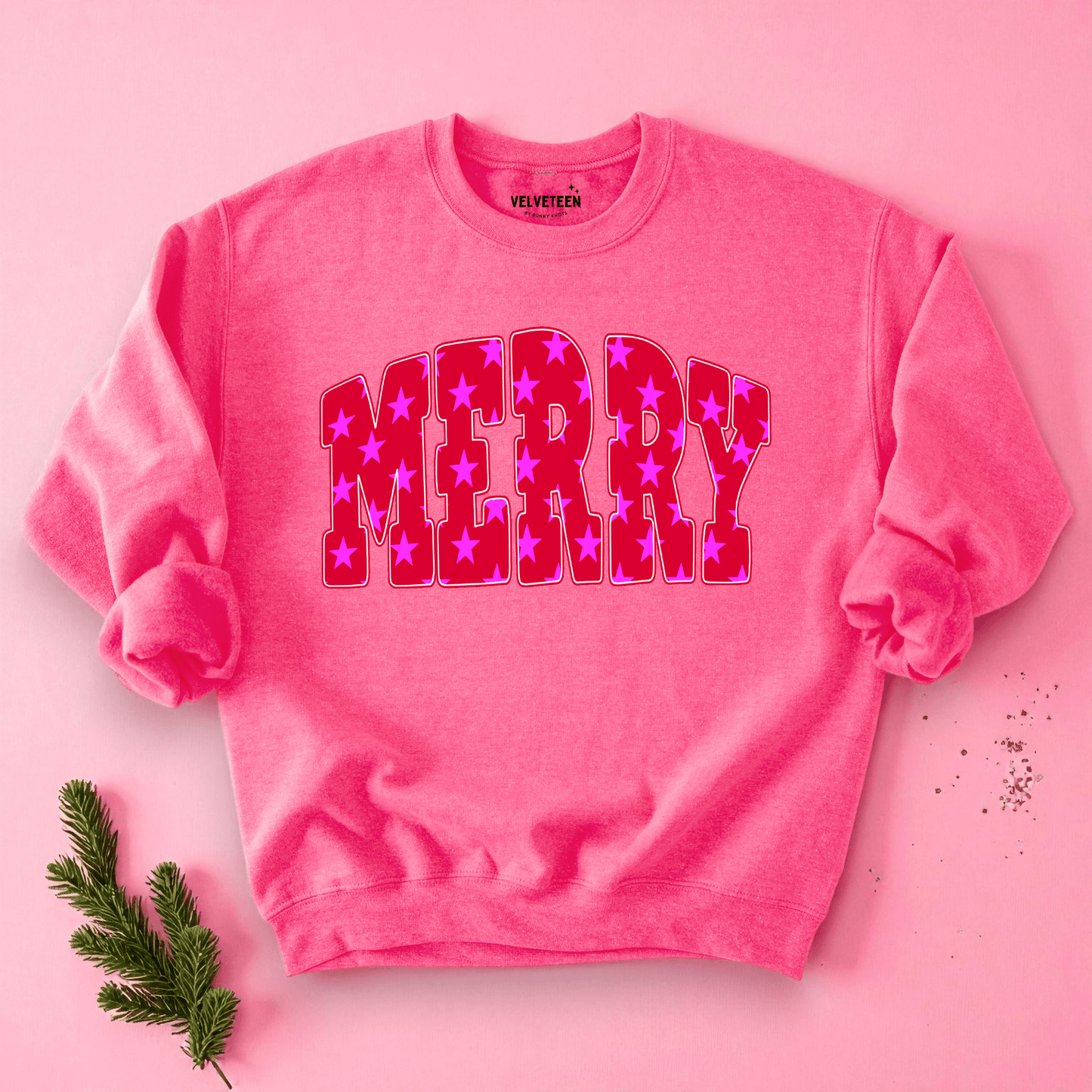 Merry Crewneck Sweatshirt - Bunny Knots