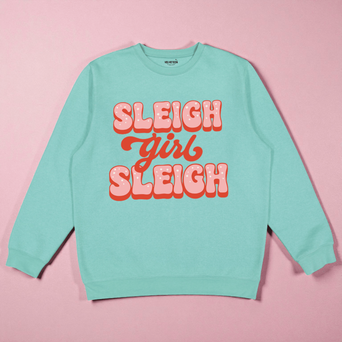 Sleigh Girl Sleigh Crewneck Sweatshirt - Bunny Knots