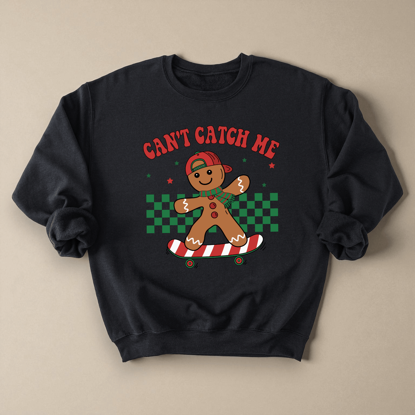 Can't Catch Me Crewneck Sweatshirt - Bunny Knots