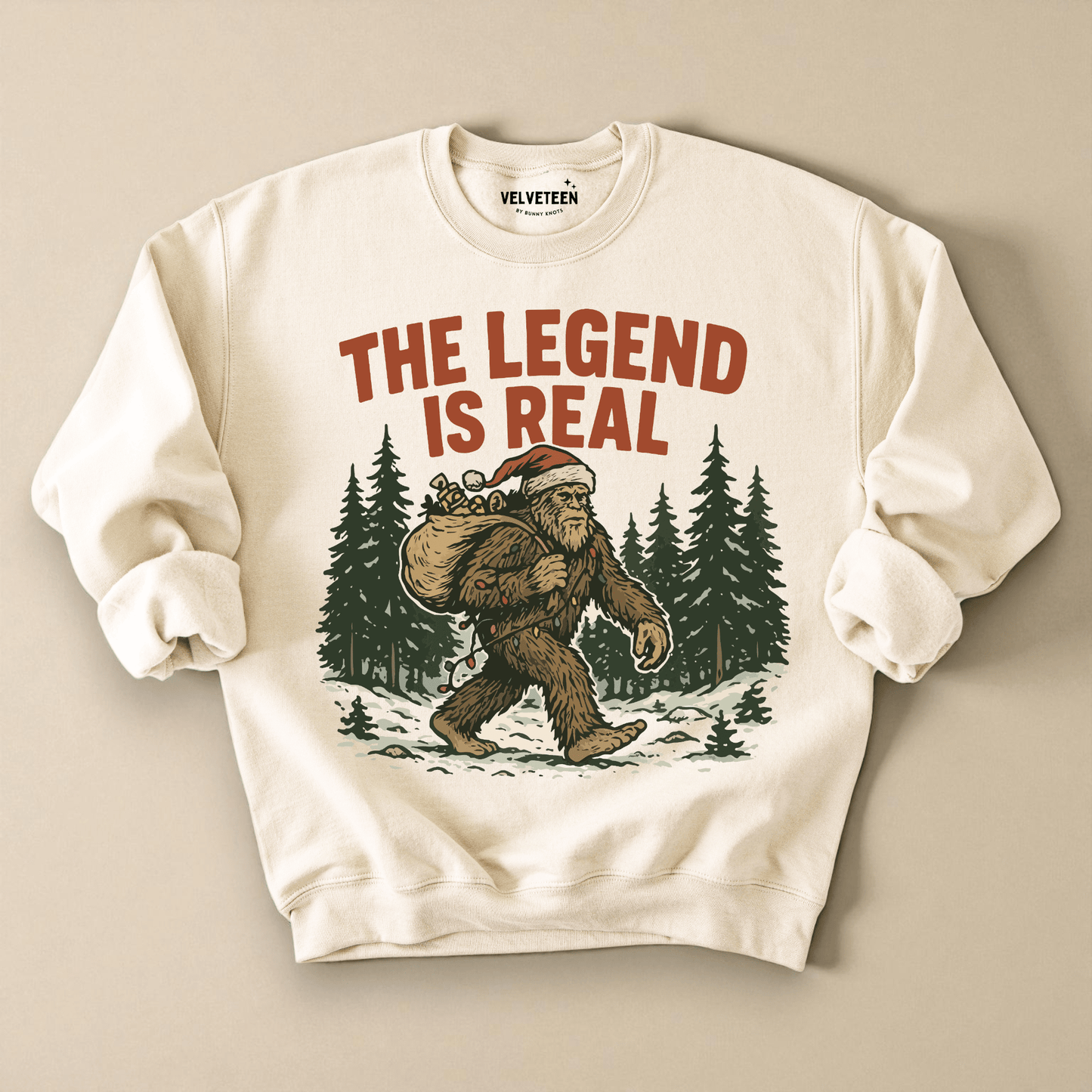 The Legend is Real Crewneck Sweatshirt - Bunny Knots