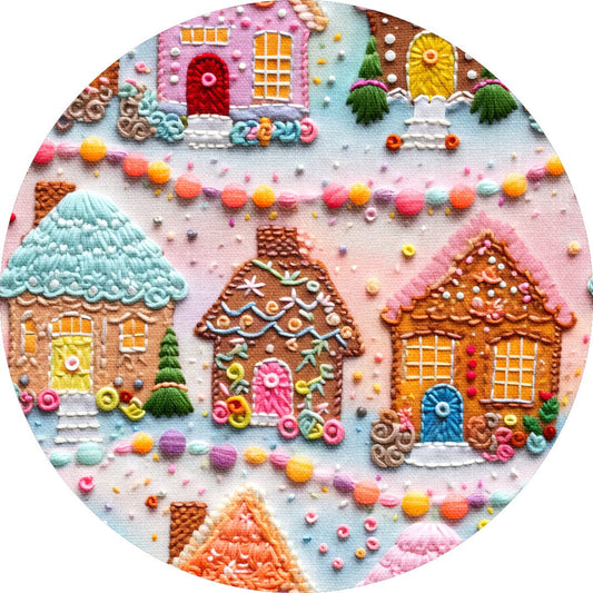 Gingerbread Town | 3D Print Bamboo Loungewear Set