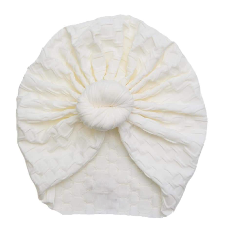 Robbie | Porcelain | Honeycomb Headwrap - Bunny Knots