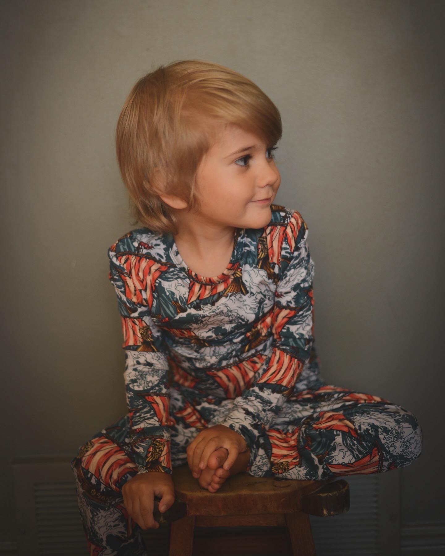 Vikings Voyage | Fitted Bamboo Loungewear Set - Bunny Knots