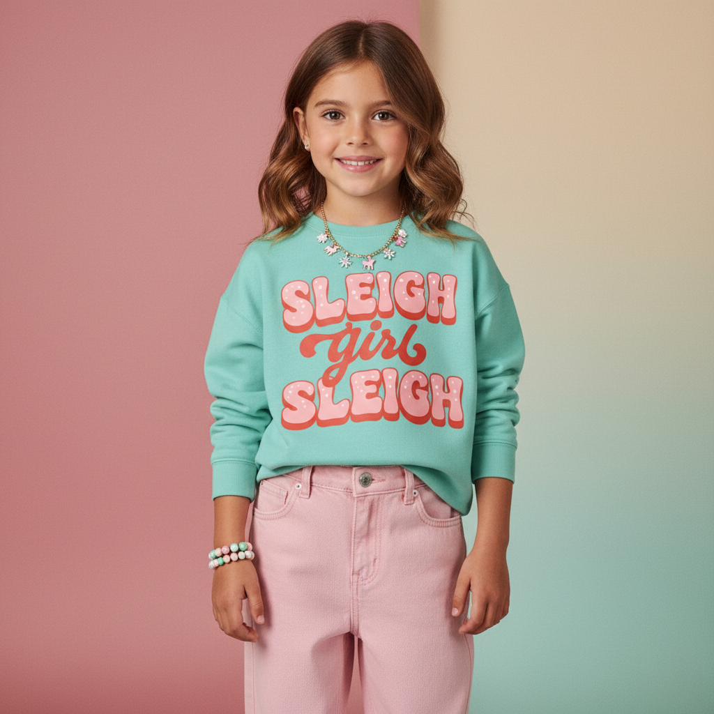 Sleigh Girl Sleigh Crewneck Sweatshirt