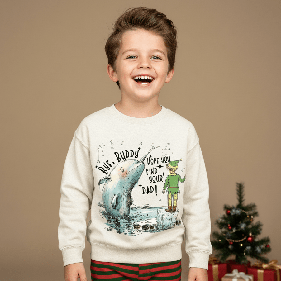 Bye, Buddy Crewneck Sweatshirt - Bunny Knots