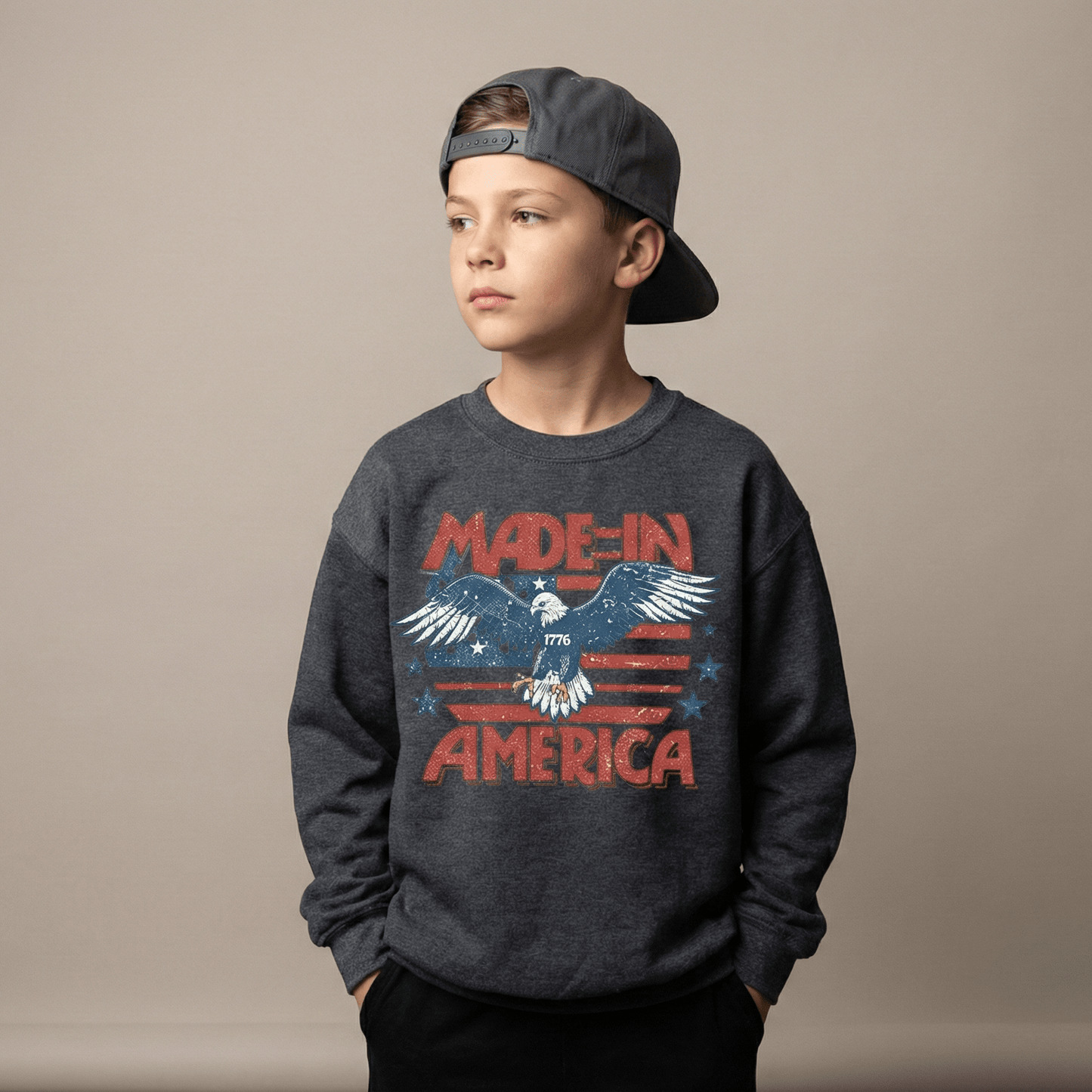 Made in America Crewneck Sweatshirt - Bunny Knots