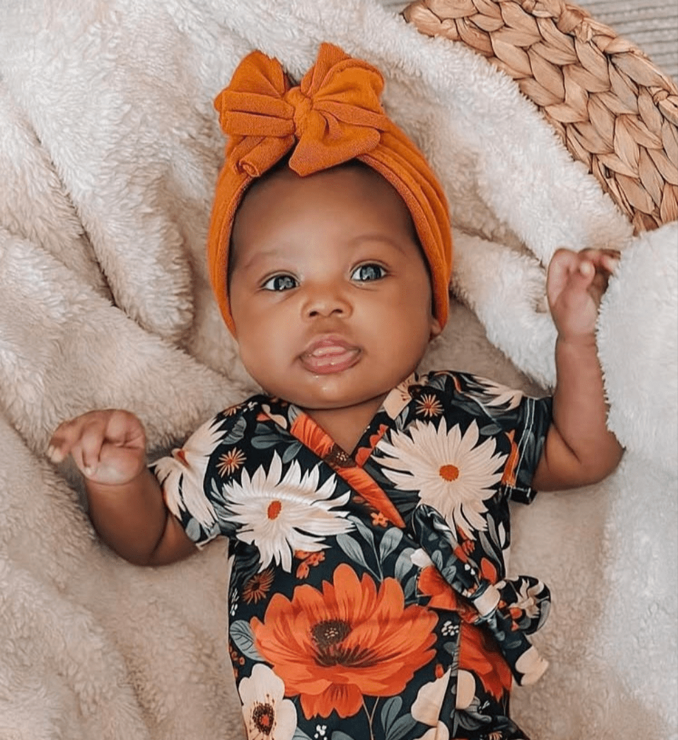 Janean | Saffron | Cashmere Sweater Headwrap - Bunny Knots