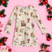 Jolly Old St. Nick | Bamboo Ruffle Gown