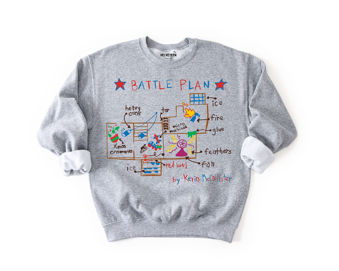 Home Alone Battle Plan Crewneck Sweatshirt