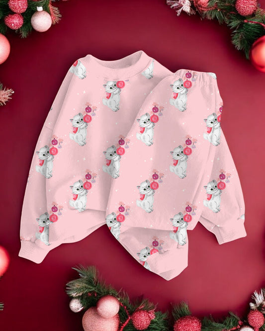 Kitschy Kitten | Bamboo French Terry Jogger Set