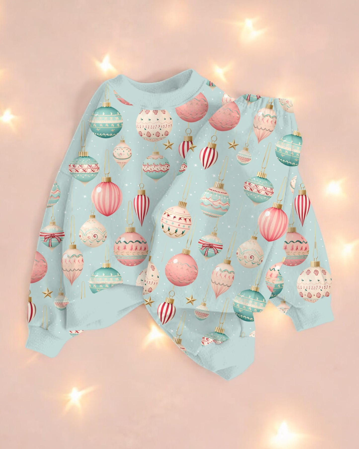 Merry Baubles | Bamboo French Terry Jogger Set