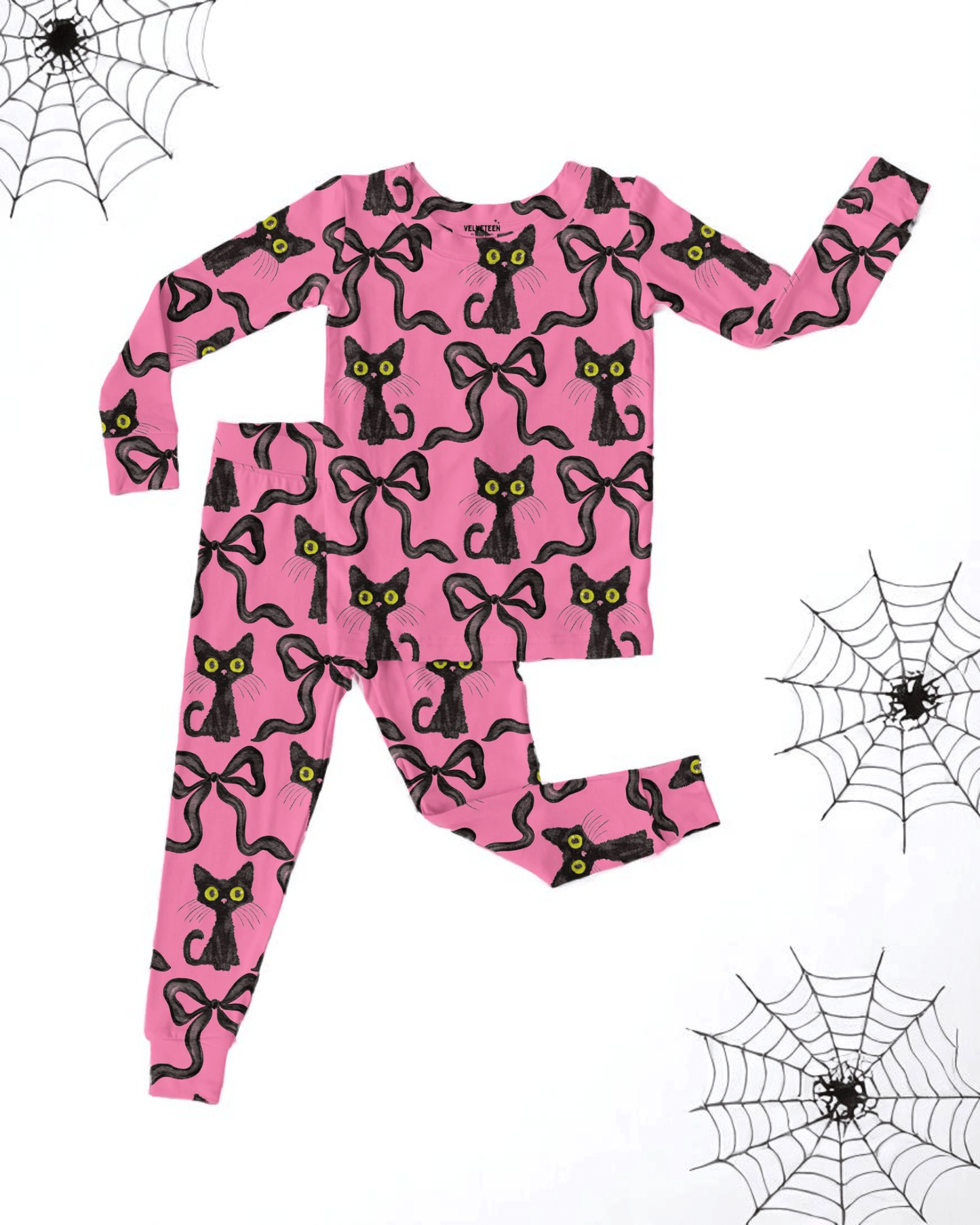 Midnight Watcher | 2 - Piece Pajama Lounge Set - Bunny Knots