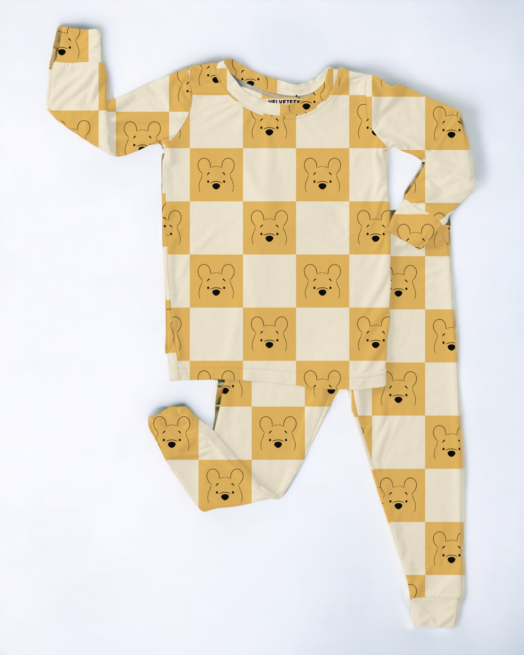 Pooh Squared | Fitted Bamboo Loungewear Set