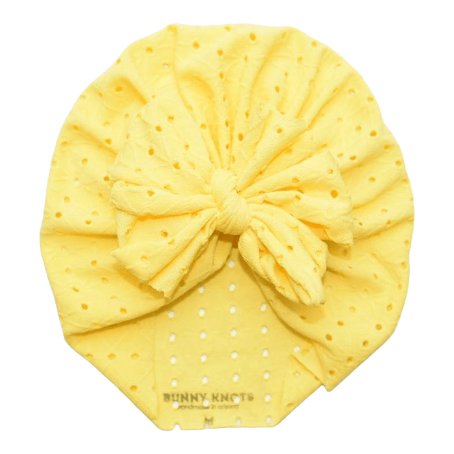 Suraia | Lemon Twist | Eyelet Headwrap - Bunny Knots