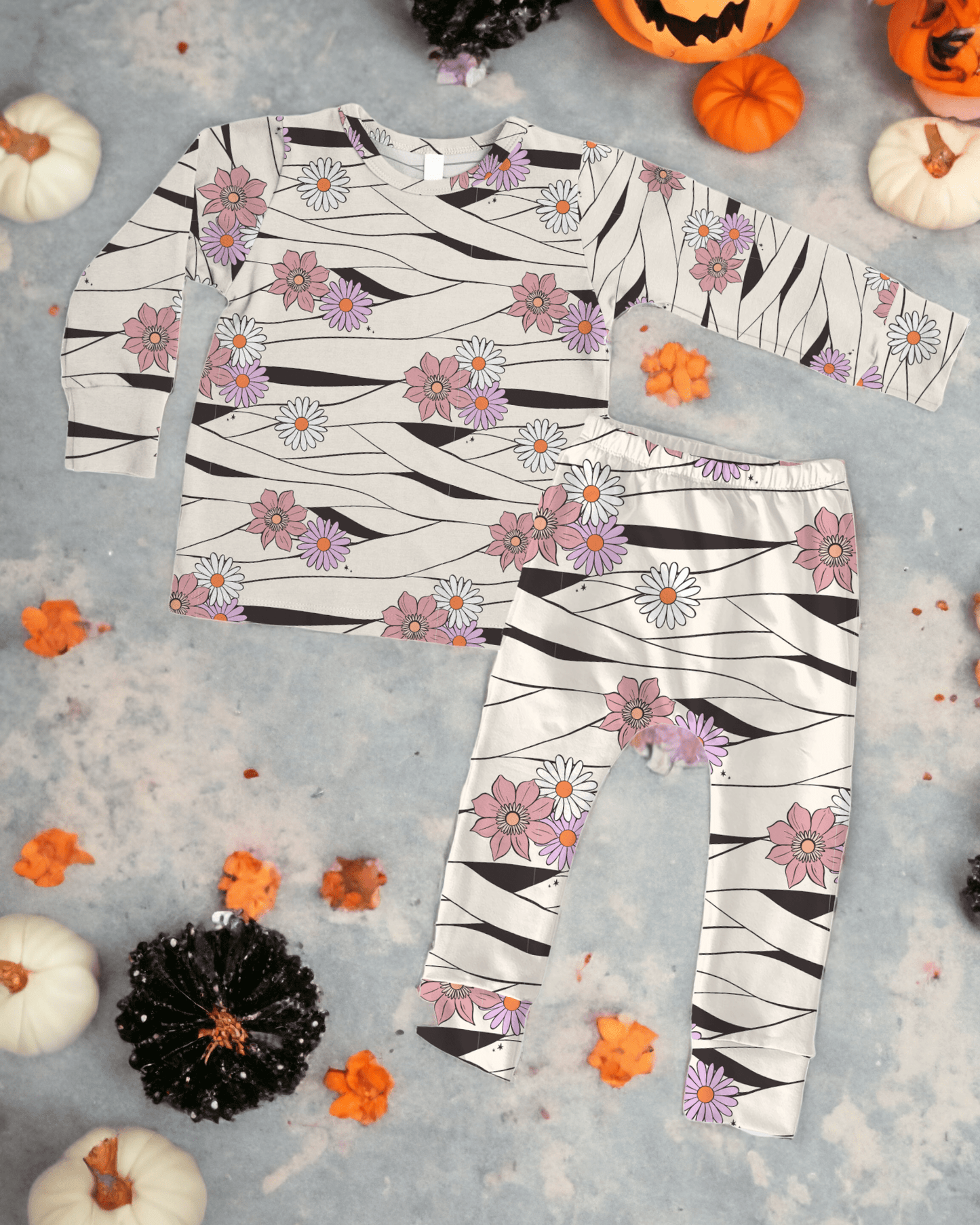Mummy Dearest | Bamboo Long Sleeve Loungewear Set - Bunny Knots