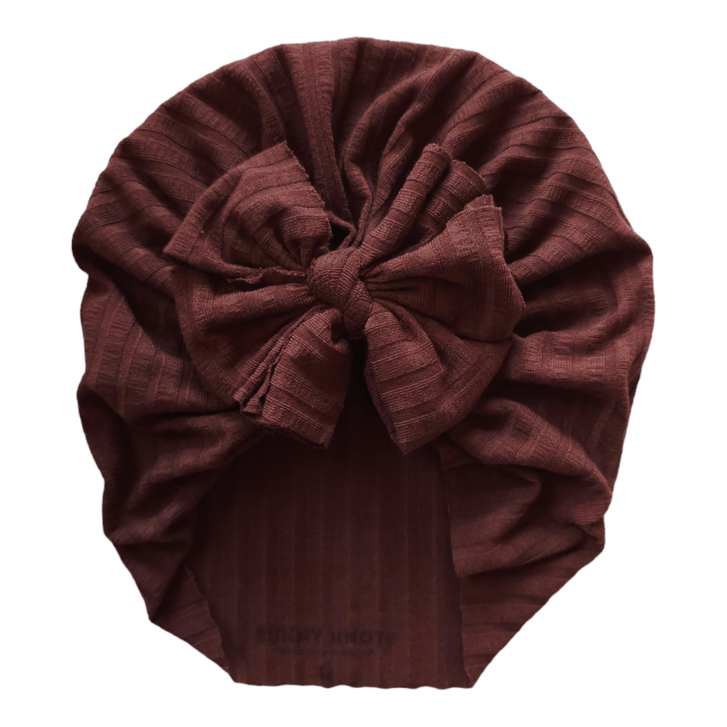 Sonder | Walnut Brown | Ribbed Headwrap - Bunny Knots
