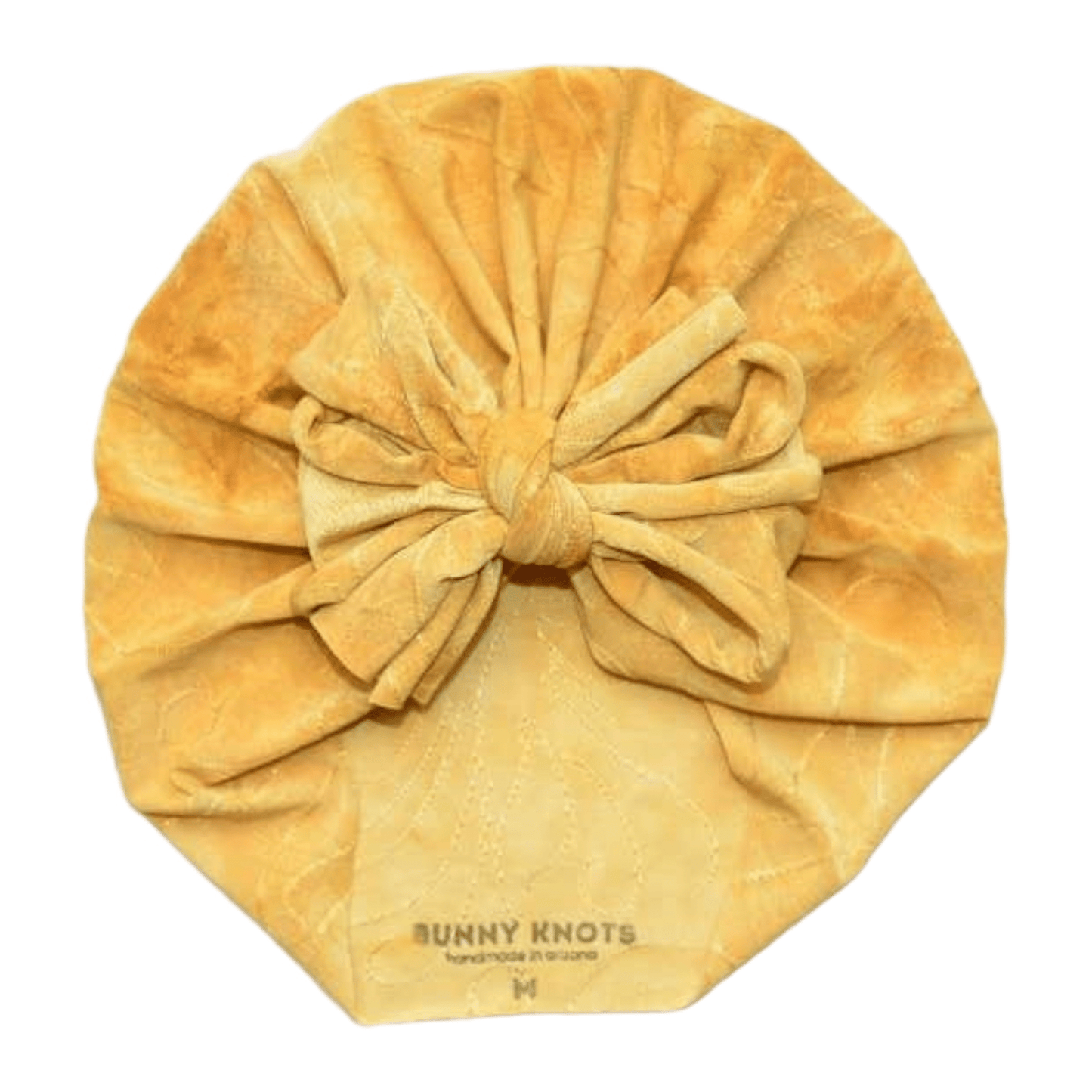 Ash | You're So Golden Tie - Dye | Embroidered Headwrap - Bunny Knots