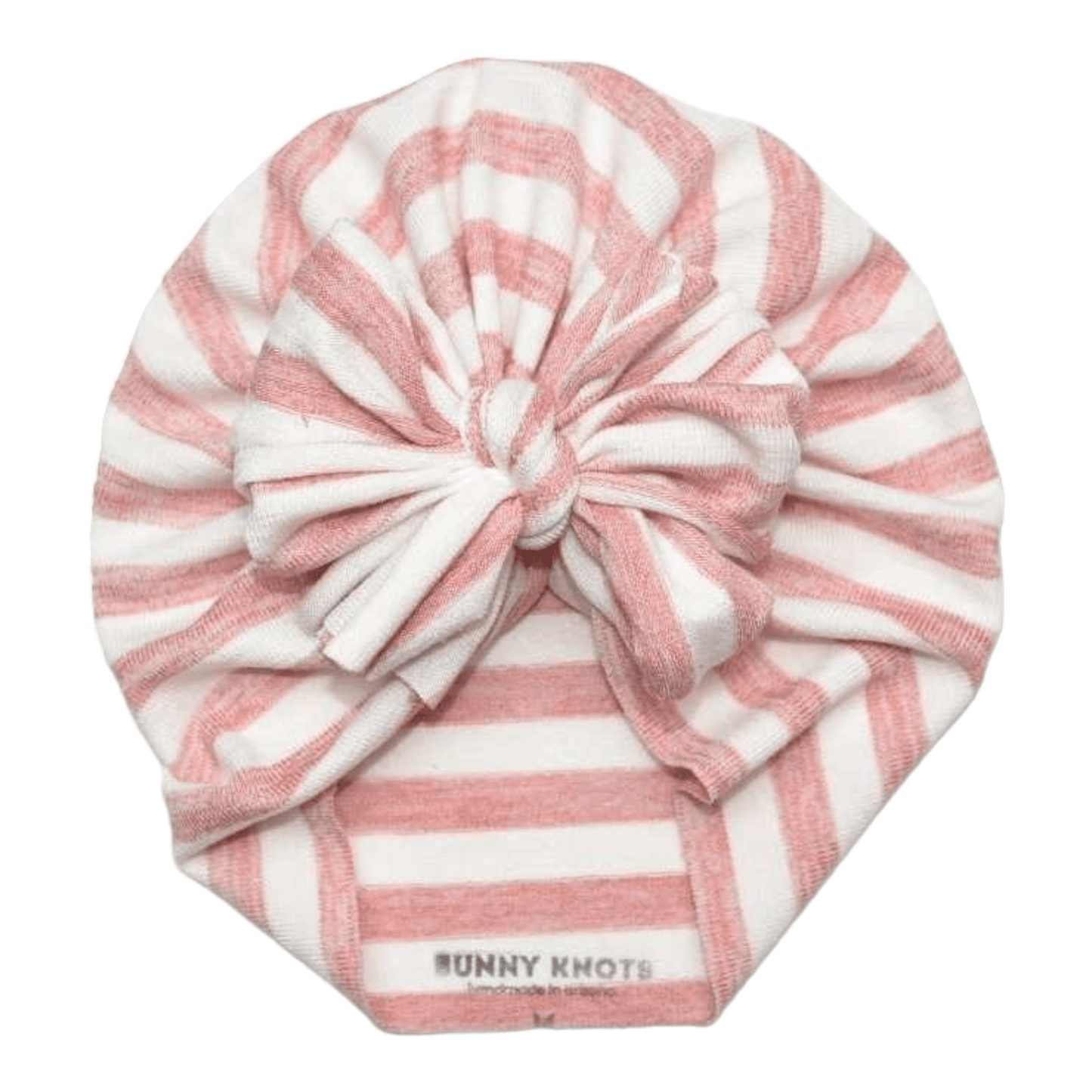 Brookie | Faded Red Stripe | Lightweight Sweater Headwrap - Bunny Knots