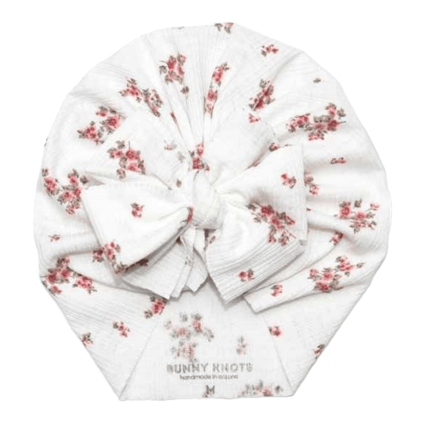 Martina | Dainty Floral | Pointelle Headwrap - Bunny Knots