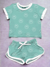 Load image into Gallery viewer, Minty Fresh | Bamboo Retro Shortie Set
