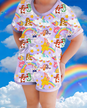 Load image into Gallery viewer, It&#39;s All Sunshine &amp; Rainbows | Bamboo Retro Shortie Set
