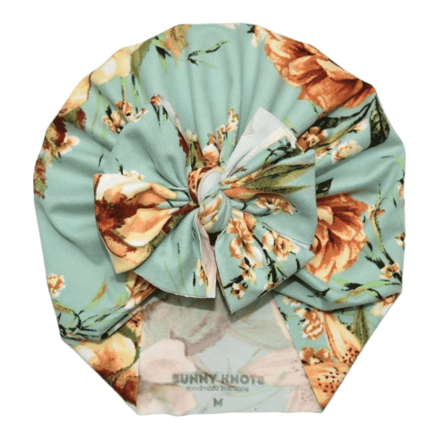 Evra | Spring Floral | Classic Headwrap - Bunny Knots