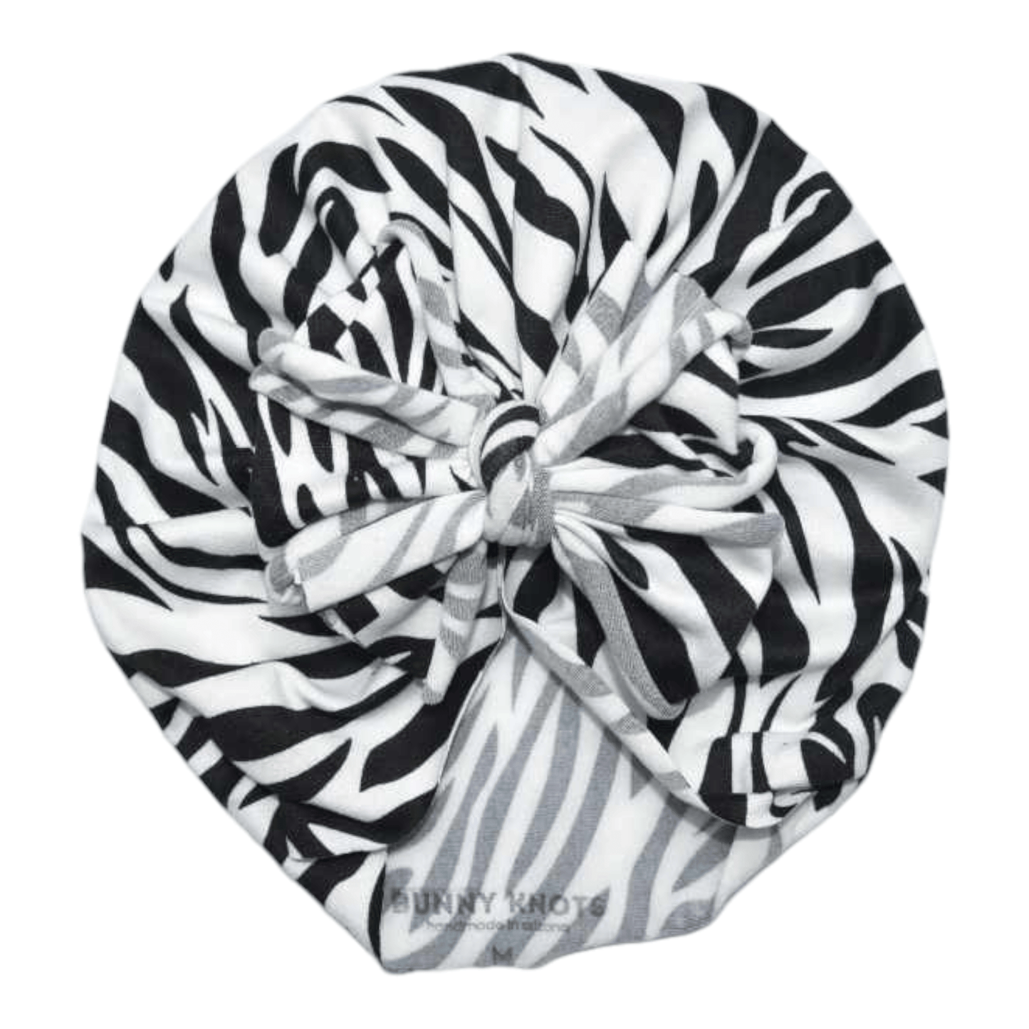 Zula | Zebra | Classic Headwrap - Bunny Knots