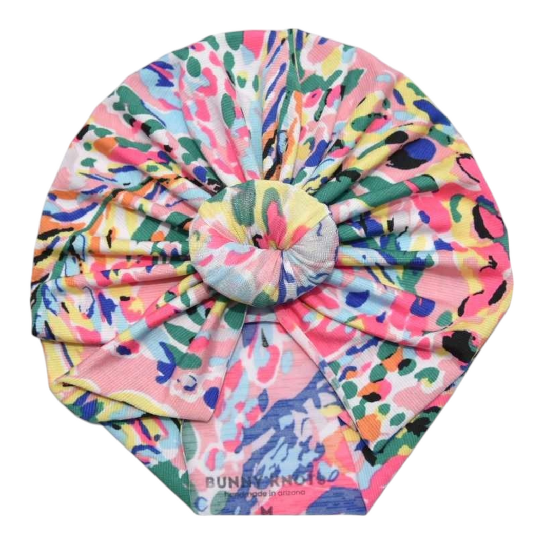 Giggles | Abstract Floral | Knotted Headwrap