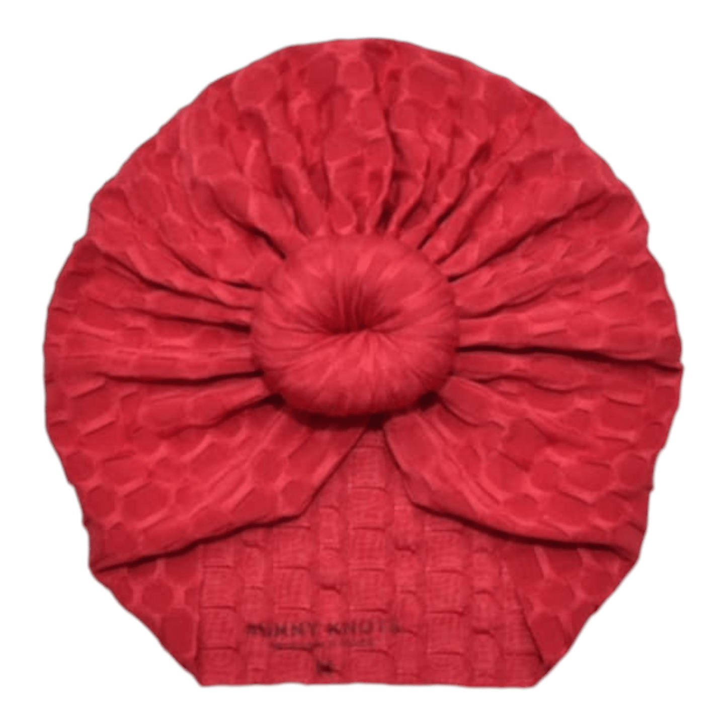 Kelsianne | Flamin Red | Honeycomb Headwrap - Bunny Knots