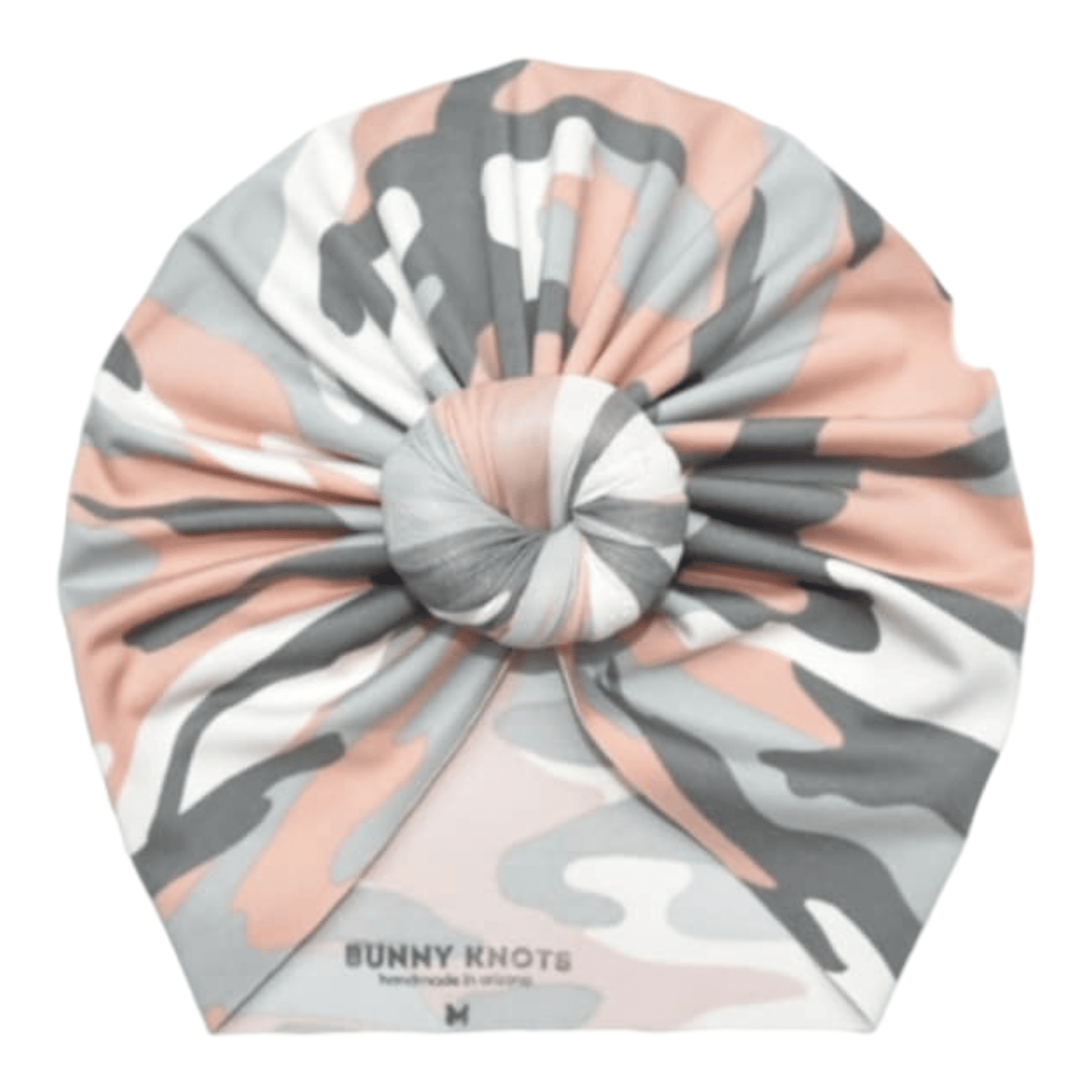 Jayne | Pink Camo | Swim Headwrap - Bunny Knots