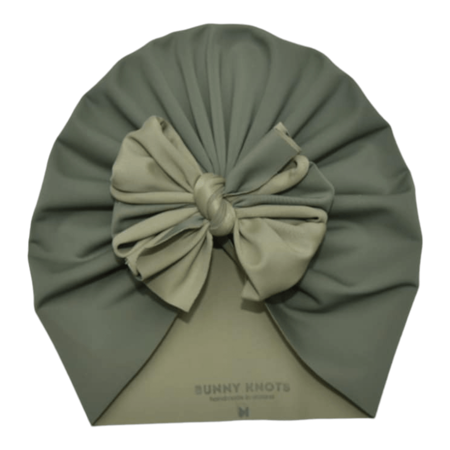 Lizzee | Olive | Swim Headwrap - Bunny Knots