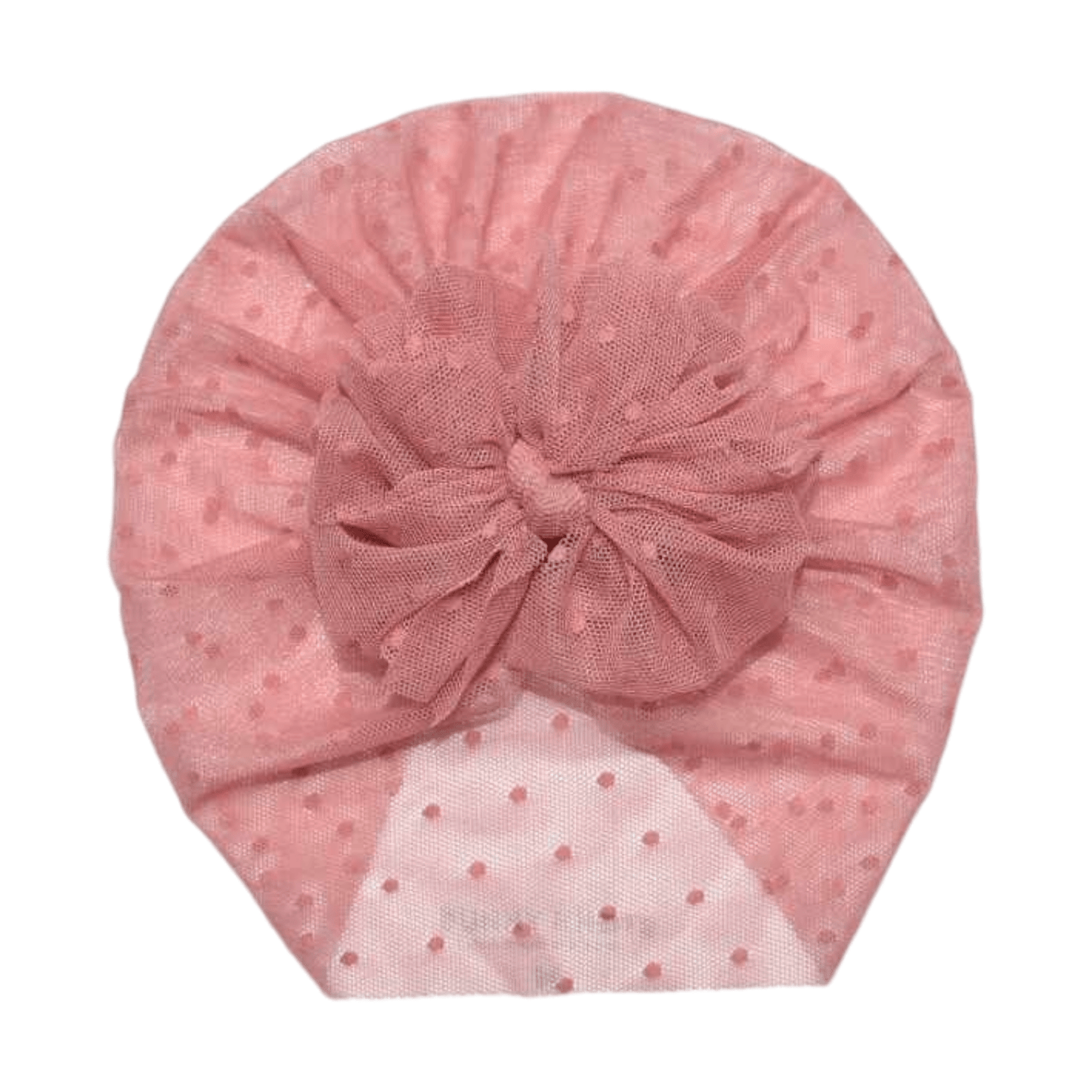 Lemme | Clay Pink | Boho Mesh Headwrap - Bunny Knots