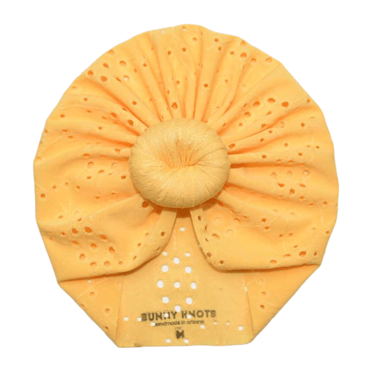 Sue Lee | Setting Sun | Eyelet Headwrap - Bunny Knots