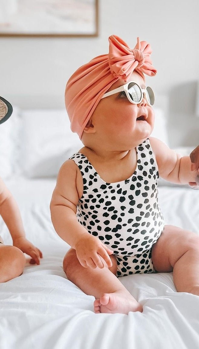 Joshua Tree Pink Raga Swim Headwrap Bunny Knots