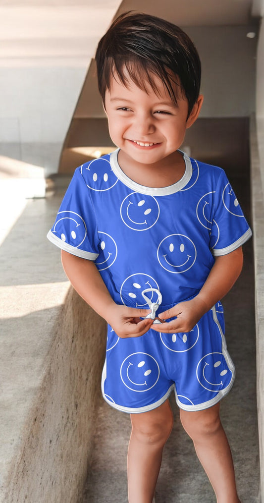 Don't Be Blue | Bamboo Retro Shortie Set