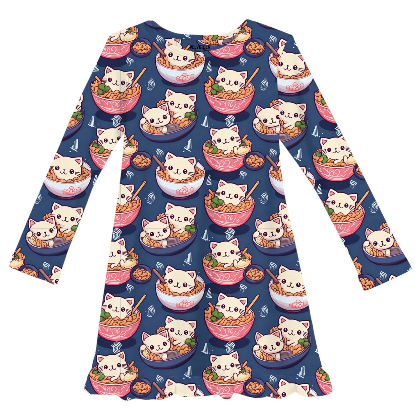 Ramen Cutie | Bamboo Ruffle Gown