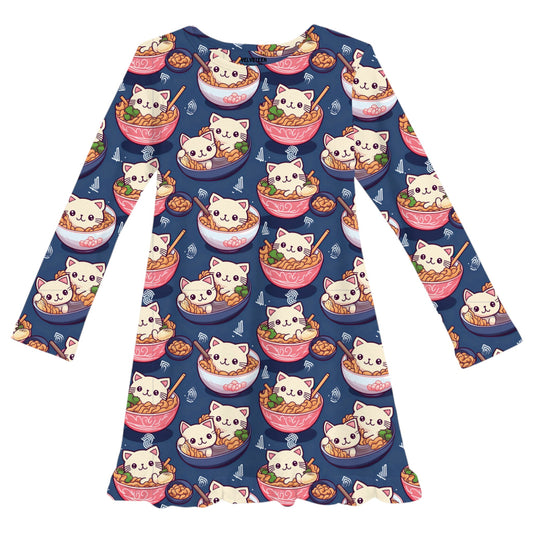 Ramen Cutie | Bamboo Ruffle Gown