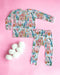 Southern Belle Holiday Town | Fitted Bamboo Long Sleeve Loungewear Set